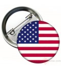 Amerika Birleşik Devletleri  Bayrağı  İğneli Metal 58 mm Rozet