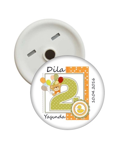 3 Yaş Magnet Açacak Ayıcık Figürlü