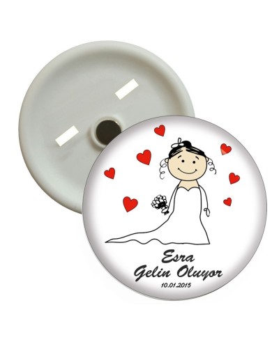 Esra Gelin Oluyor İsimli Bekarlığa Veda Rozeti