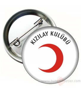 Kızılay Kulübü Okul Rozeti 58 mm
