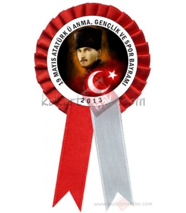 19 Mayıs Atatürk'ü Anma, Gençlik ve Spor Bayramı Kokartı