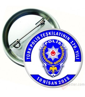 10 Nisan Polis Teşkilatı Yaka Rozeti