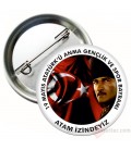 Atatürk Görselli 19 Mayıs Rozetleri