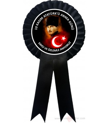 Atatürk Haftası 10 Kasım Anma Kokartları