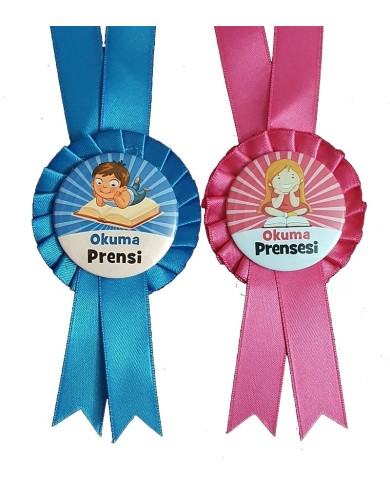 OKUMA PRESİ YAKA ROZETİ E