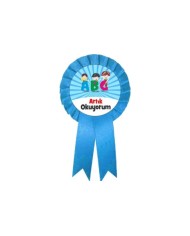  Artık Okuyorum  Mavi Kurdaleli  Rozeti Erkek Öğrenci