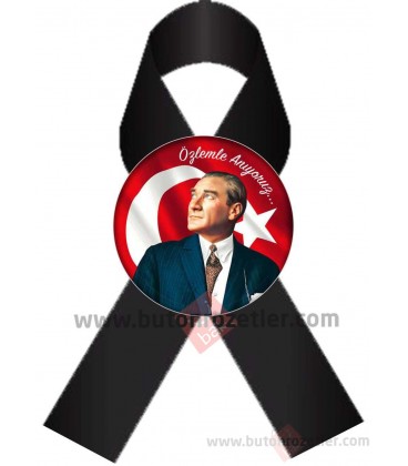 Atatürk Fiyonk Rozet Özlemle Anıyoruz