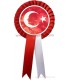 Türk Bayrağı Atatürk Kokartı Kırmızı