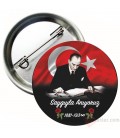 Atatürk 10 Kasım Rozet 3000