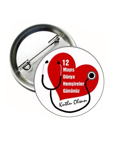 12 Mayıs Hemşireler Günü Rozeti 12 Mayıs Hemşireler Günü Rozeti