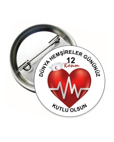 Buton Rozet Hemşireler Günü Buton Rozet Hemşireler Günü