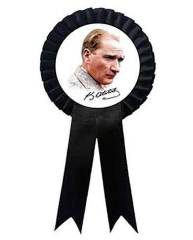 Atatürk 10 Kasım Yaka Kartı