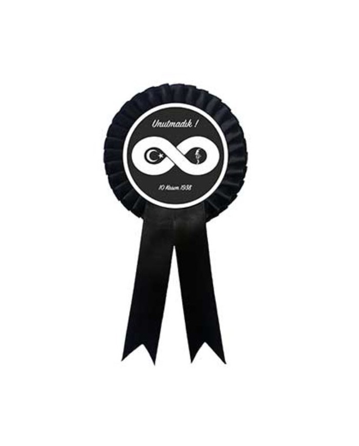 10 Kasım Kokartları Sonsuzluk Kurdelesi