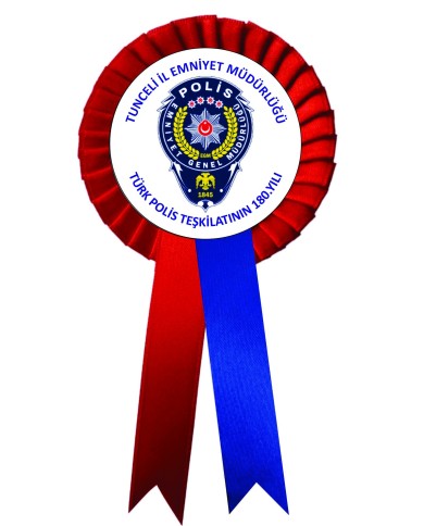 Polis Haftası Saten Yaka Kokartı