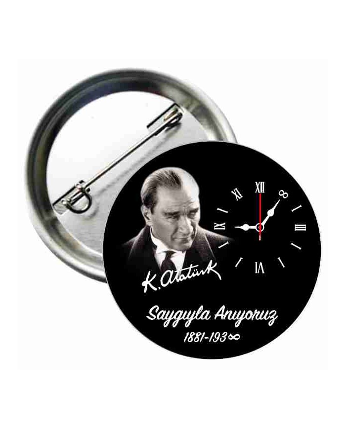 10 Kasım Atatürk Rozetleri 5000