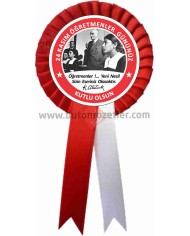 Öğretmenler Günü Kırmızı Kokart Öğretmenler Günü Kırmızı Kokart