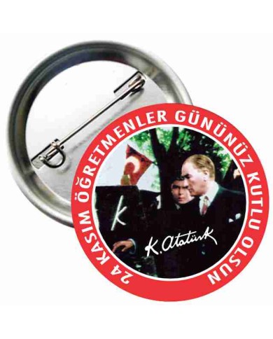 Öğretmenler Günü Yaka Kartı Rozet Öğretmenler Günü Yaka Kartı Rozet